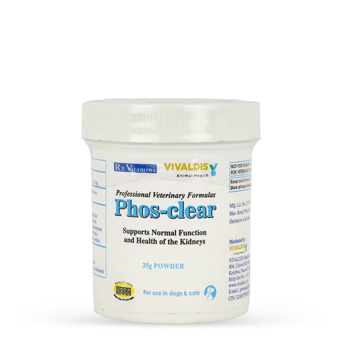 Vivaldis Phosclear 35g Phosphorus Binder for Dogs & Cats