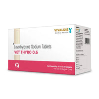 Vivaldis Vet Thyro 0.6 (Levothyroxine sodium) Tablets for Dogs and Cats - 30 Tablets