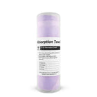 Zigly pet absorption towel in clear plastic container, purple color, for quick pet drying