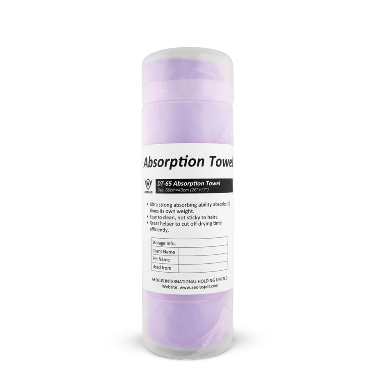 Aeolus Super Dry Absorption Towel For Cats & Dogs, Blue