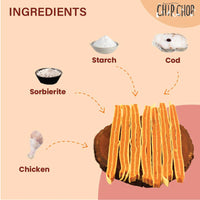 Chip Chops Chicken And Codfish Sandwich Dog Treat - 250g