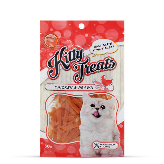 Kitty Treats Chicken With Shrimp Flavour – 30gm