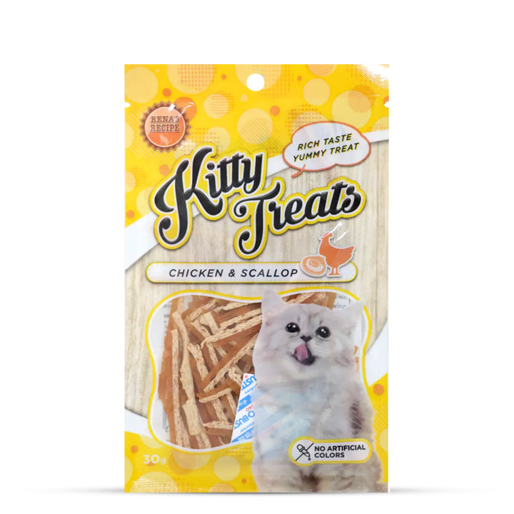 Kitty Treats Chicken With Scallop Flavour – 30gm