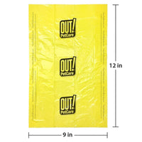 Out Pet Care Green Colored Waste Pick-Up Bags - 120 Bags