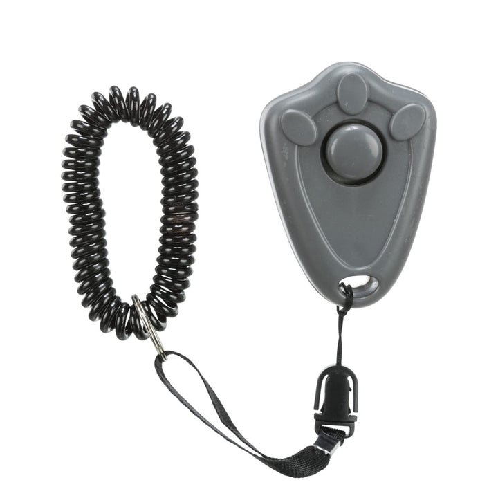 Trixie Clicker With Spiral Wrist Loop For Dog Training - 6cm