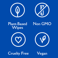 Earthbath All Natural Hypo-Allergenic and Fragrance-Free Grooming Wipes - 100 Wipes