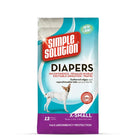 Simple Solution Disposable Diapers for Dogs - XS - 23-36cm - 12 Diapers - Zigly