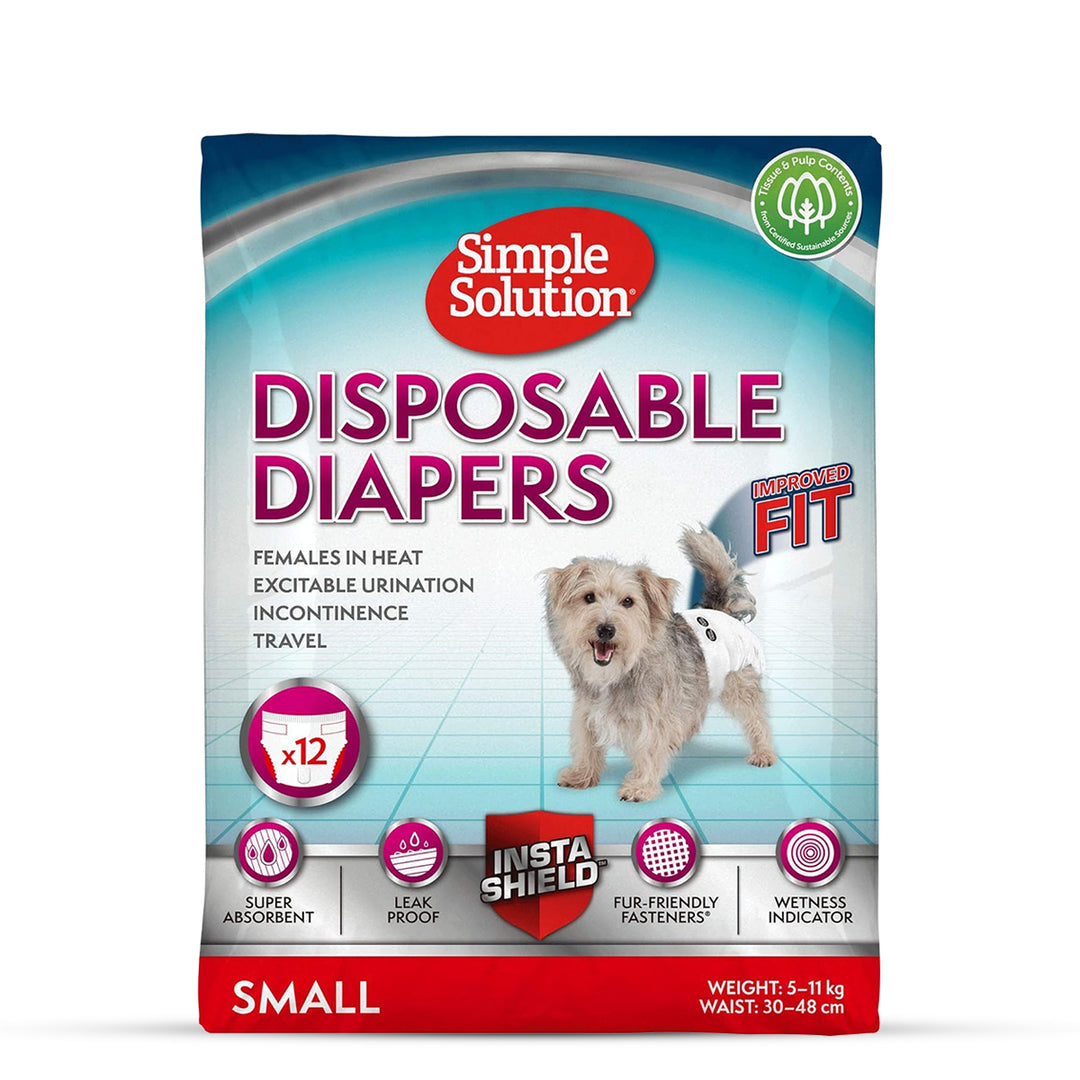 Simple Solution Disposable Diapers - 12 Diapers