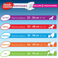Simple Solution Disposable Diapers - 12 Diapers