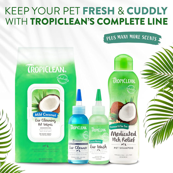 Tropiclean Alcohol-Free Ear Wash - 118ml