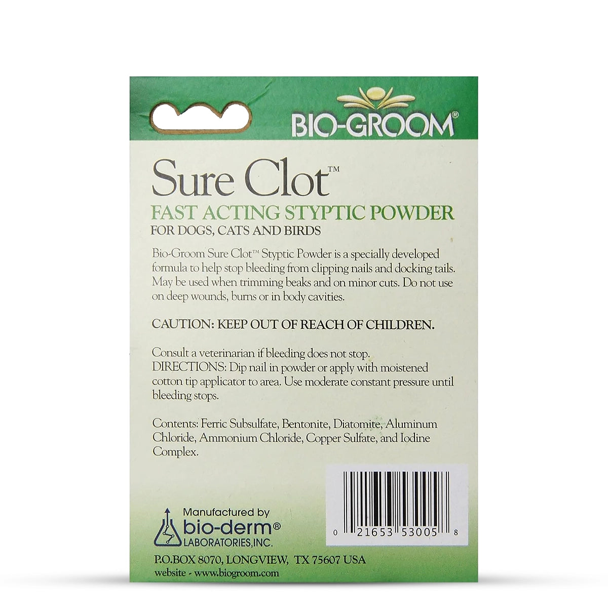 Biogroom Sure Clot Styptic Powder - 14g