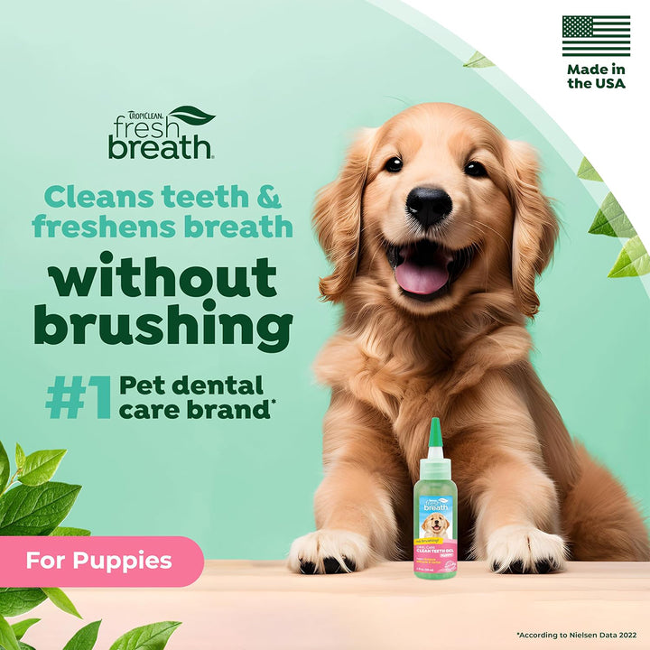 Tropiclean Fresh Breath Puppy Clean Teeth Gel - 59ml