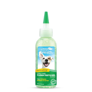 Tropiclean Fresh Breath Clean Teeth Brushing Gel For Dog - 59ml - Zigly