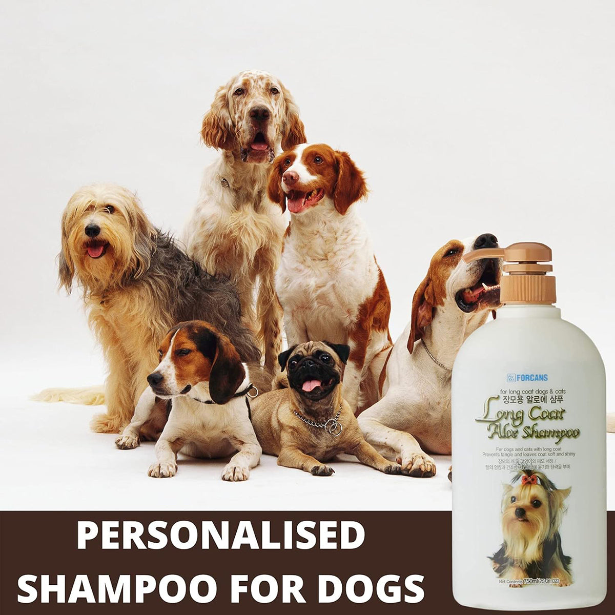 Forbis Long Coat Aloe Dog Shampoo - 750 ml