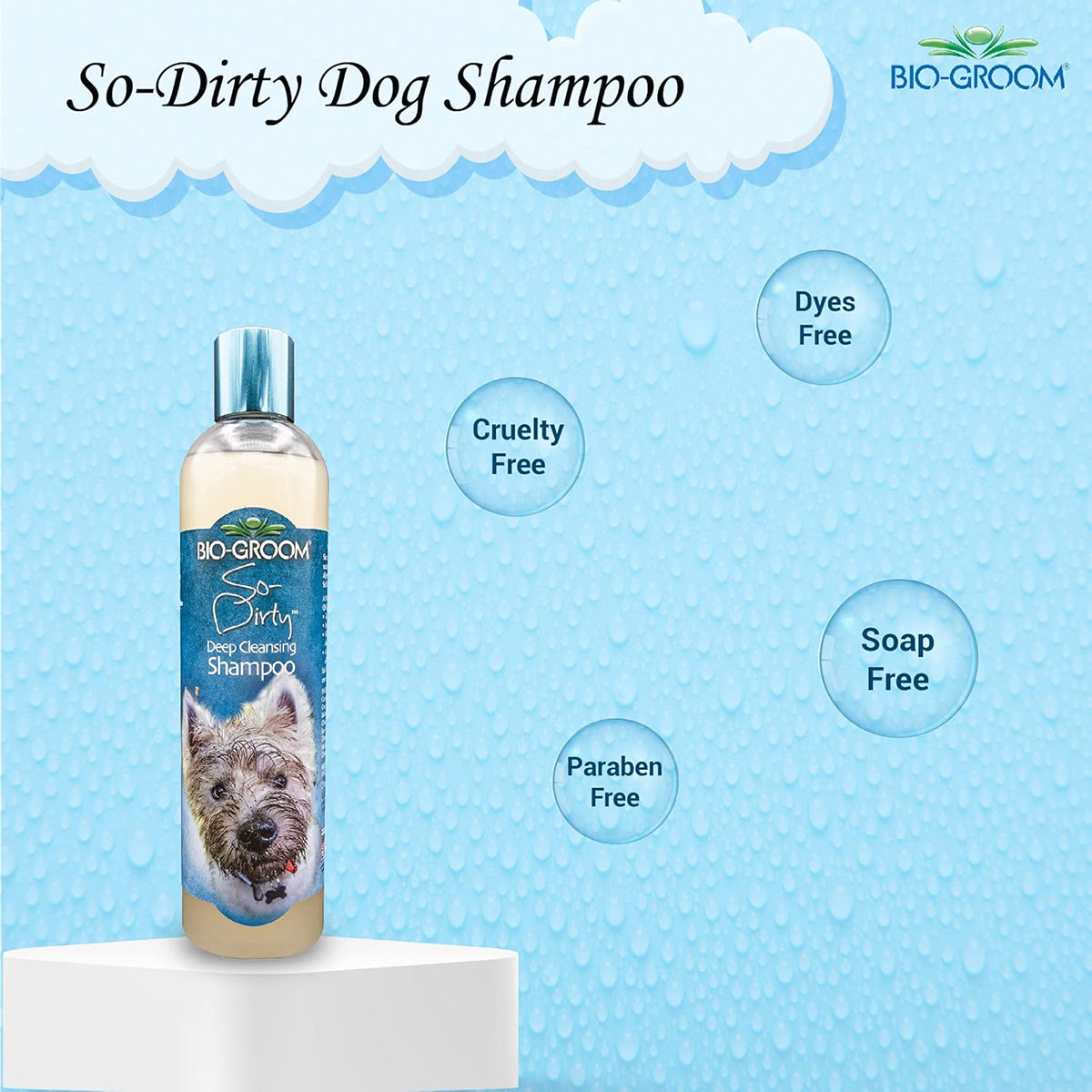 Bio-Groom So-Dirty Deep Cleansing Dog Shampoo - 355 ml