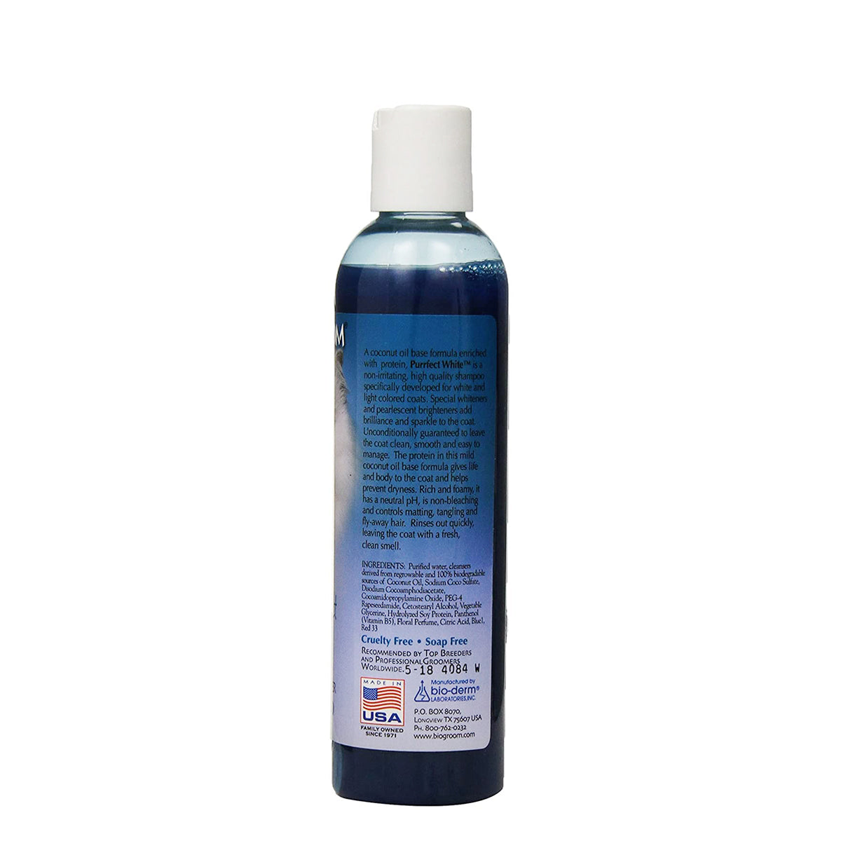 Bio-Groom Purrfect White Cat Conditioning Shampoo - 236 ml