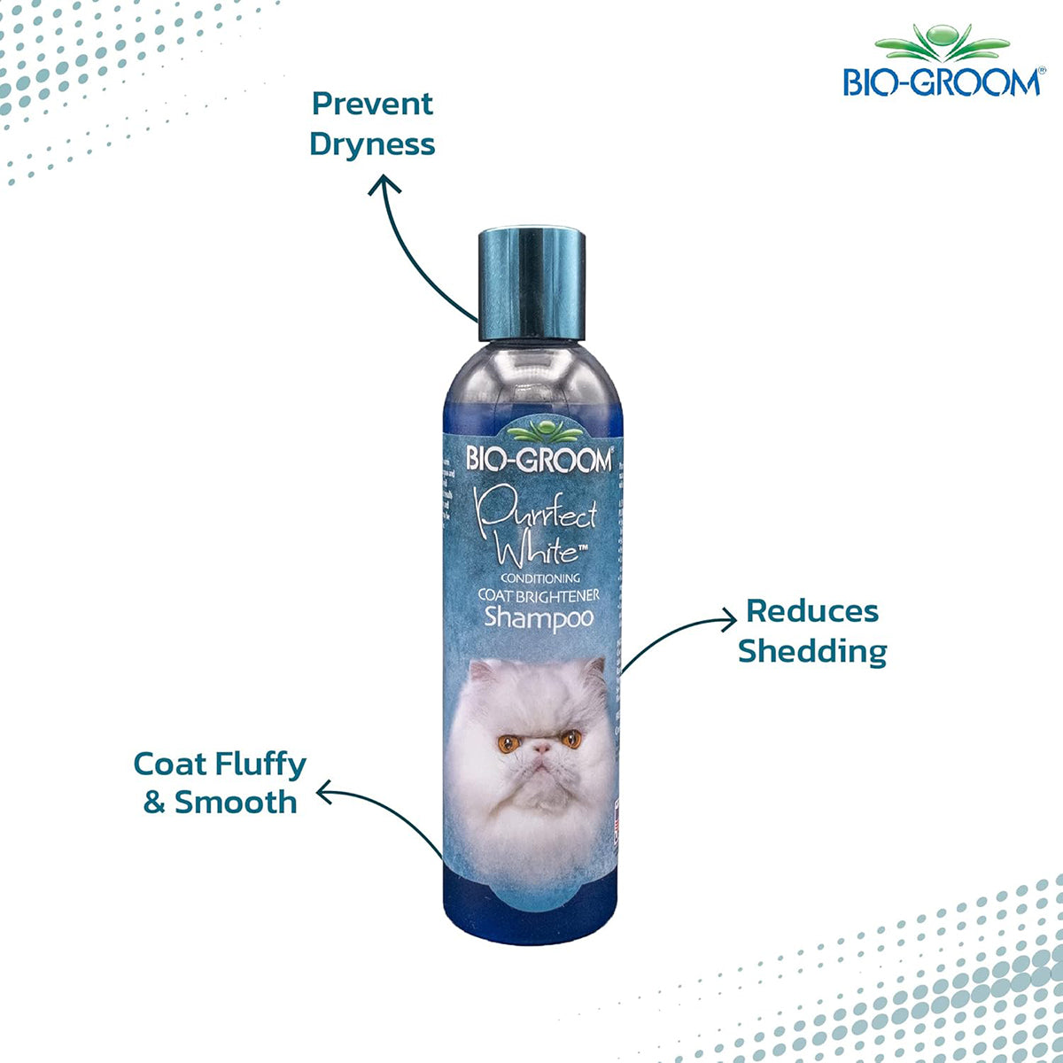 Bio-Groom Purrfect White Cat Conditioning Shampoo - 236 ml
