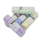 zigly pack of pastel absorption towels in plastic cases for pets, assorted colors