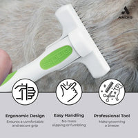 Andis Deshedding Tool Lime Green