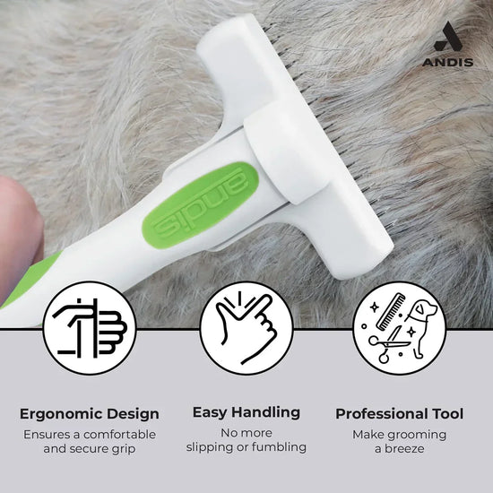 Andis Deshedding Tool Lime Green
