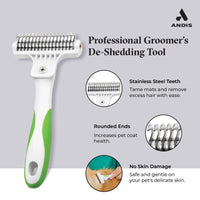 Andis Deshedding Tool Lime Green
