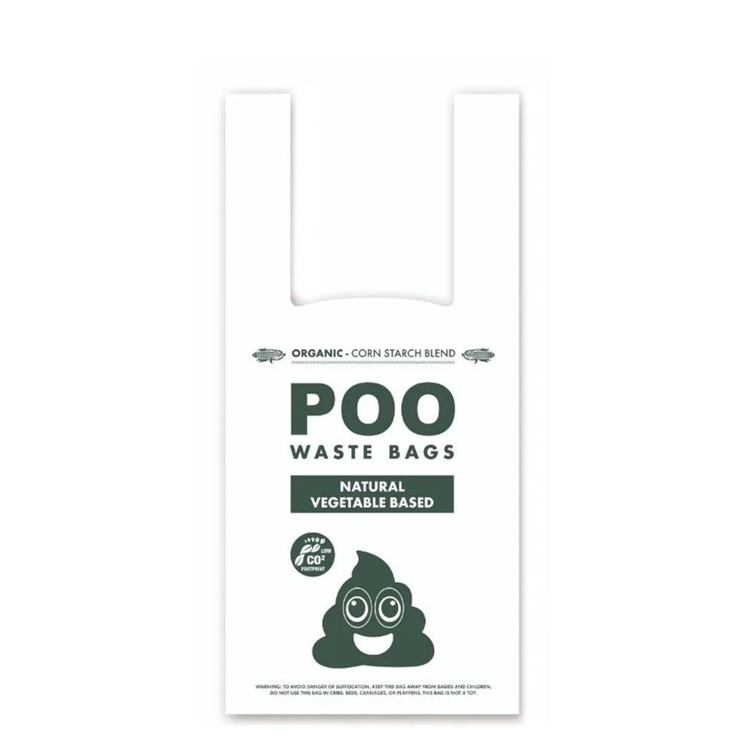 M-PETS Poo Natural Vegetable Easy Tie handles Lavender Scented Dog Waste Bags - 120 Bags