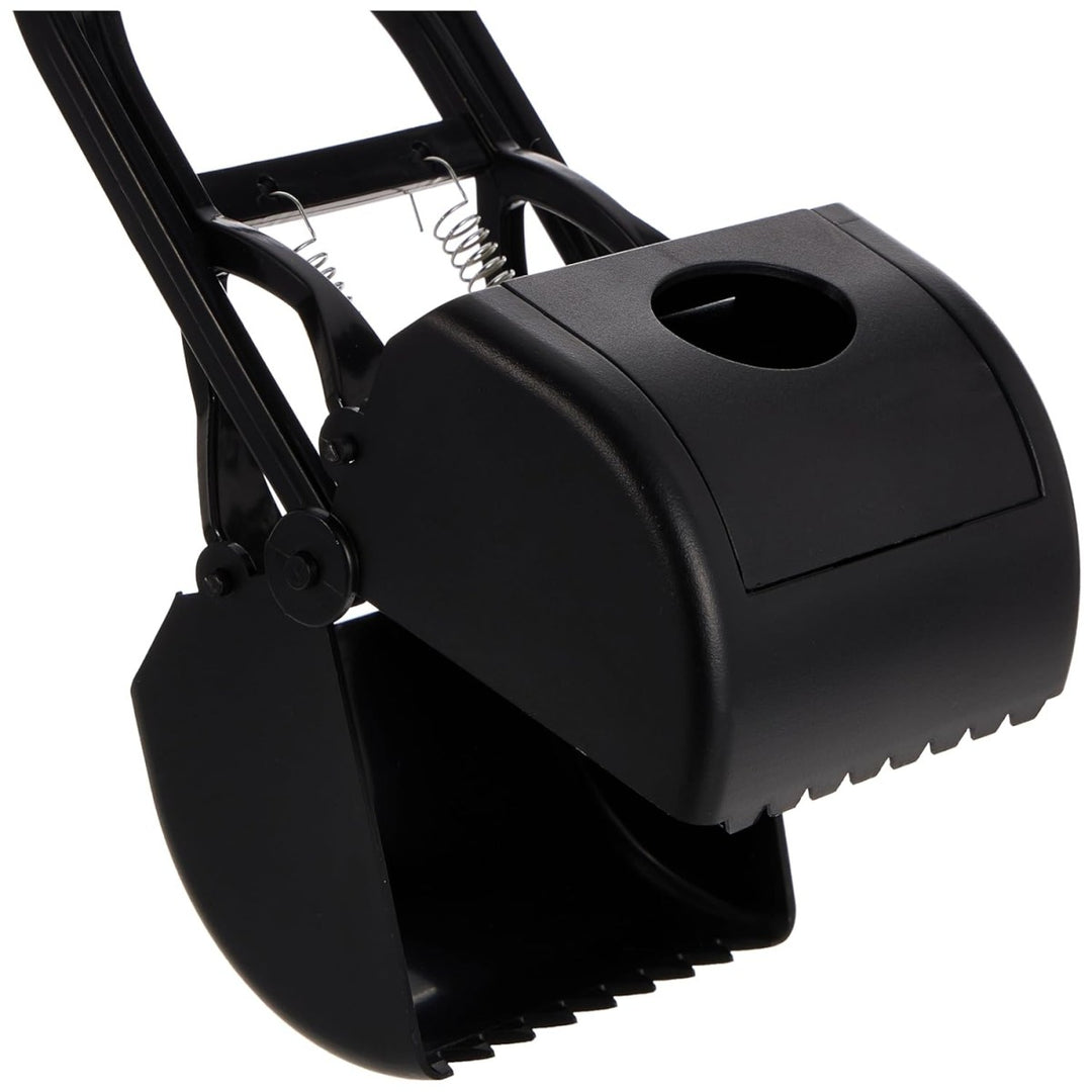 M-Pets Waste Scoop Kit Handled Poop Scooper with 10 Waste Bags with Handles