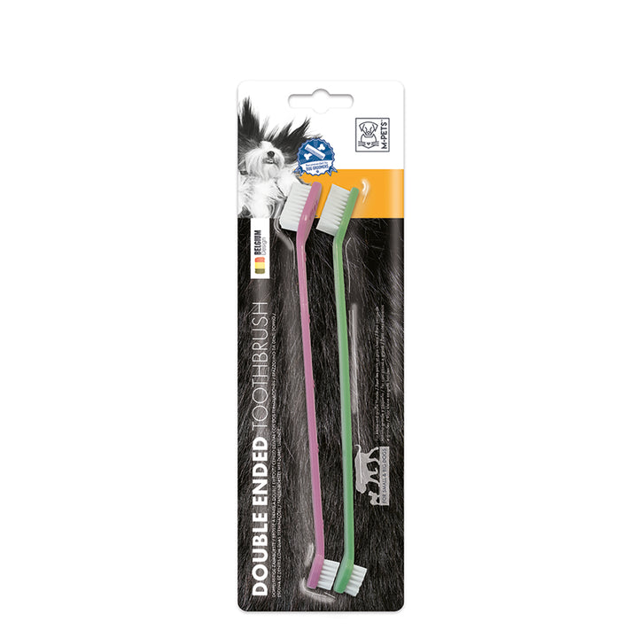 M-Pets Double Ended Toothbrush For Puppy/Dog