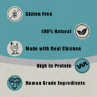 Chesters Raw Rewards Chicken Fruit Rings Dog Treat - 70g - Zigly