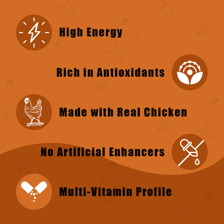 Chesters Wagg Sticks – Carrot Sticks Dog Treat – 70g