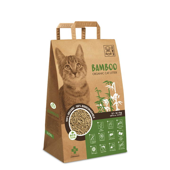 M-Pets Bamboo Cat Litter - 5 Litre