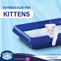Catsan Hygiene Plus Non-Clumping Natural Cat Litter - 2.4kg - Zigly