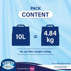 Catsan Hygiene Plus Non Clumping Natural Cat Litter - 4.8 kg - Zigly