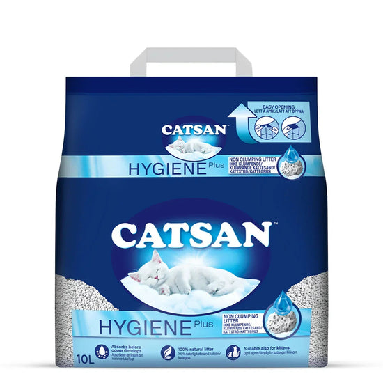 Catsan Hygiene Plus Non Clumping Natural Cat Litter - 4.8 kg - Zigly