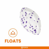 Fofos Rugby Ball Fetch Dog Toy White
