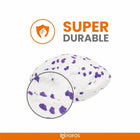 Fofos Rugby Ball Fetch Dog Toy White - Zigly