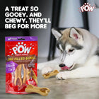 Imaginelles Pow Chicken & Duck Filled Bones Meaty Dog Treat - 2 Pieces - 128g - Zigly