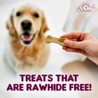 Imaginelles Pow Chicken & Duck Filled Bones Meaty Dog Treat - 2 Pieces - 128g - Zigly