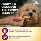 Imaginelles Pow Chicken & Duck Filled Bones Meaty Dog Treat - 2 Pieces - 128g - Zigly
