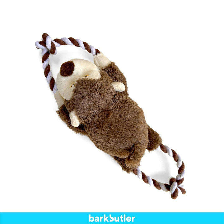 Barkbutler Knotty The Bear Plush Dog Toy