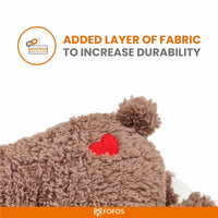 Fofos Heartbeat Bear Plush Dog Toy