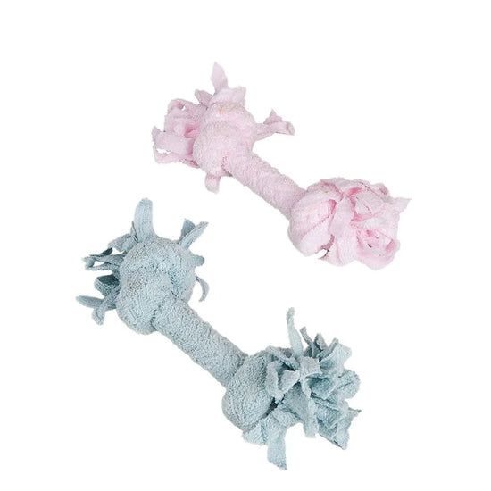 Fofos Terry Rope 2Knots Puppy Toy - Zigly