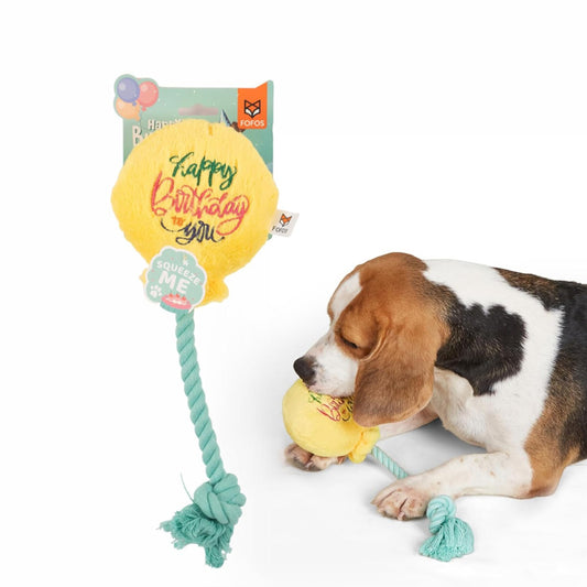 Fofos Birthday Balloon Dog Toy