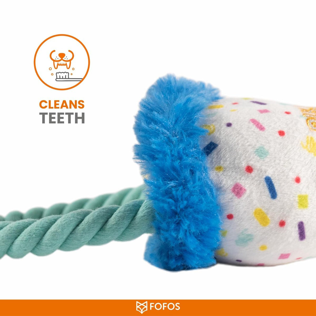 Fofos Birthday Hat Dog Toy