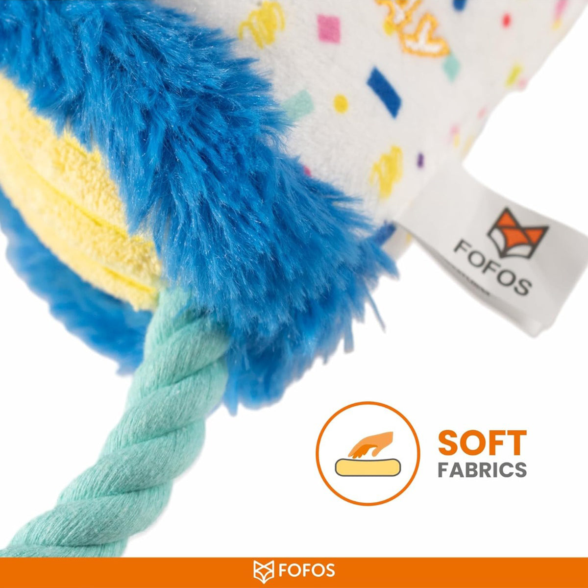 Fofos Birthday Hat Dog Toy