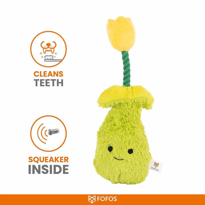 Fofos Garden Tulip Plush Dog Toy