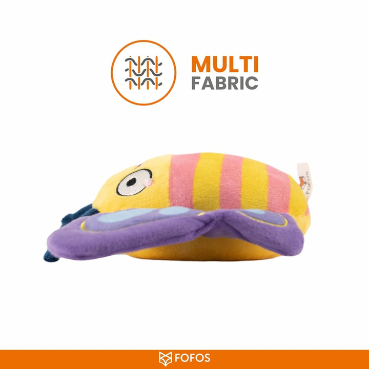 Fofos Garden Butterfly Plush Dog Toy