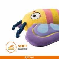 Fofos Garden Butterfly Plush Dog Toy