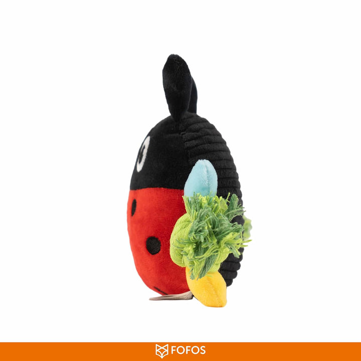 Fofos Garden Ladybug Plush Dog Toy