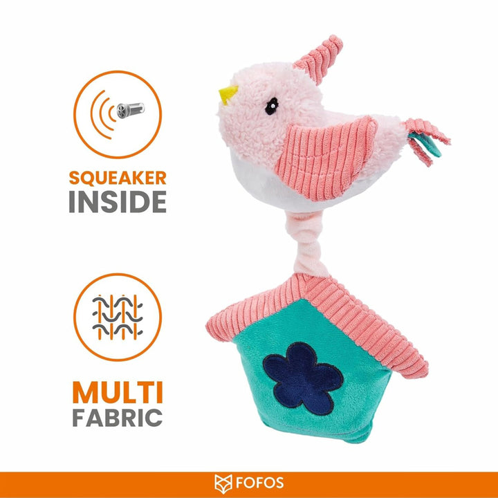 Fofos Garden Bird House Dog Toy